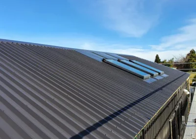 Example of skylights with custom flashings in Taupo